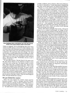 Entrevista Ron Wisner 2/3